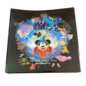Walt Disney World Where Magic Lives Fold out Photo Album Box